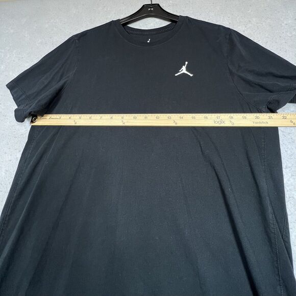Air Jordan Shirt Mens Large 1 Blk Wht 1985 Jumpman Gym 23 Ali The Champ Style - Picture 9 of 14